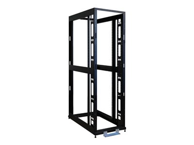 Tripp Lite 45U 4-Post Open Frame Rack Cabinet Square Hole Heavy Duty Caster