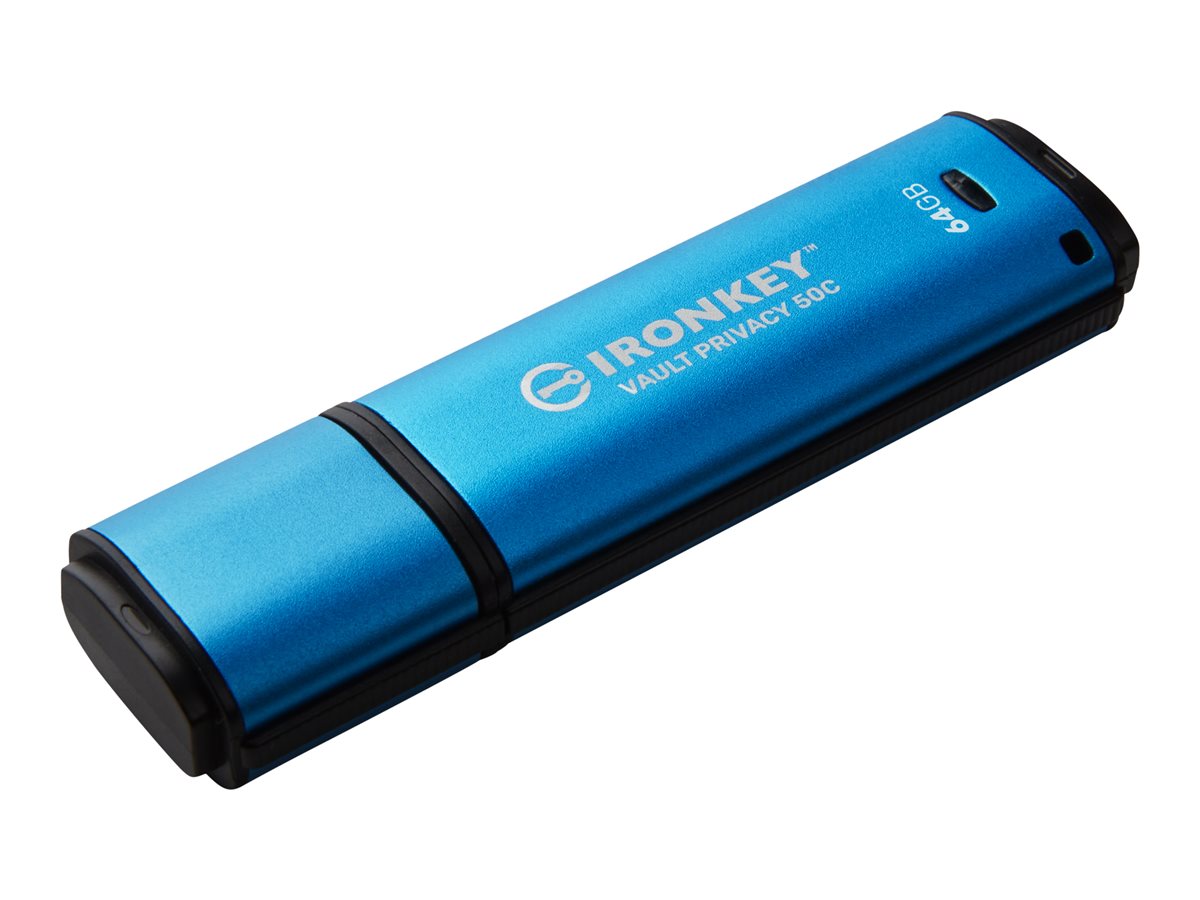 Kingston IronKey Vault Privacy 50C - Jednotka USB flash - 64 GB - kompatibilní s TAA – foto 2