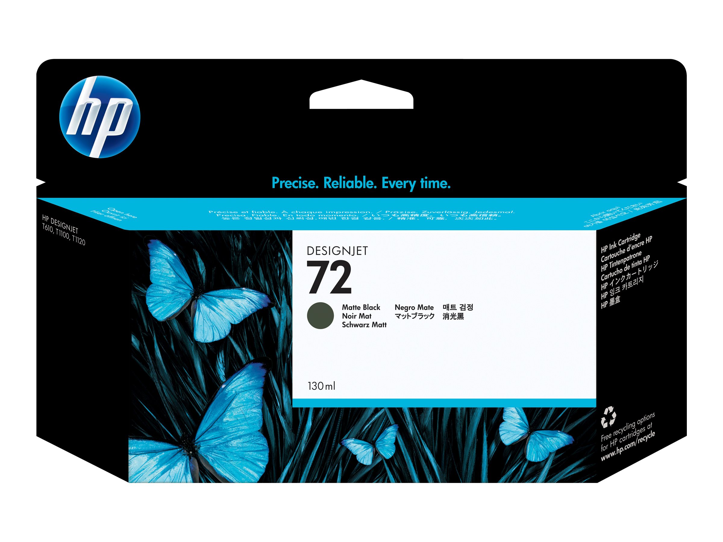 HP 72 original Ink cartridge C9403A matte black high capacity 130ml 1-pack