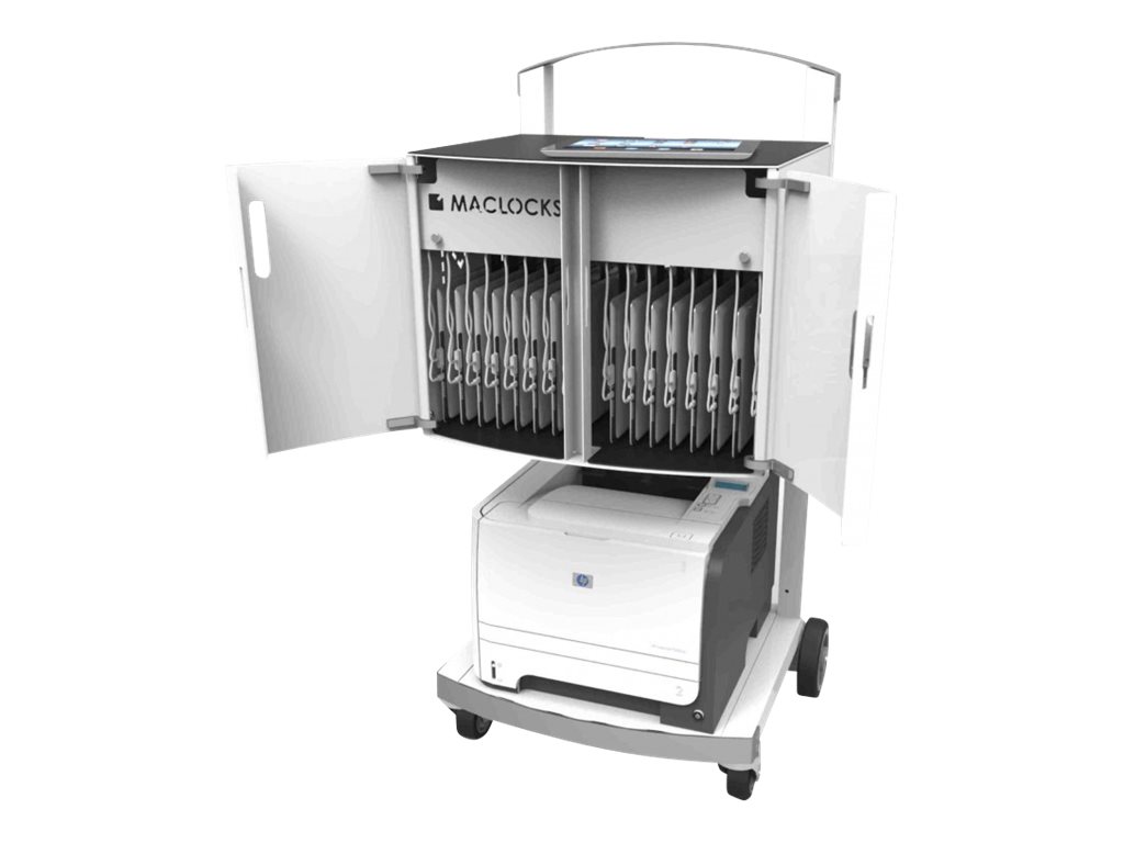Compulocks CartiPad Uno Tablet / Laptop Charging Rolling Cart 16 Devices EU Power Plug vozík – foto 2