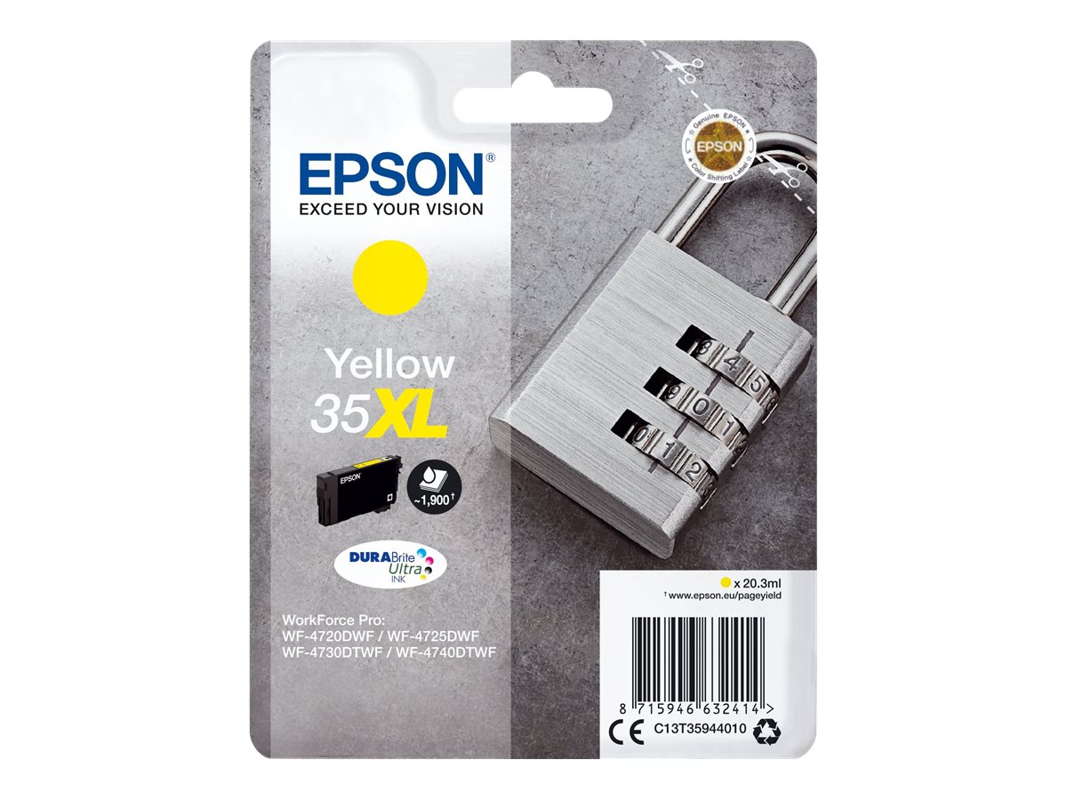 Epson 35XL - XL - žlutá - originální - inkoustová cartridge – foto 2