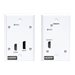 Eaton Tripp Lite Series DisplayPort to HDMI over Cat6 Extender Kit, Wall Plate, 4K 60 Hz, 4:4:4, PoC, HDCP 2.2, 230 ft. (70.1 m), TAA