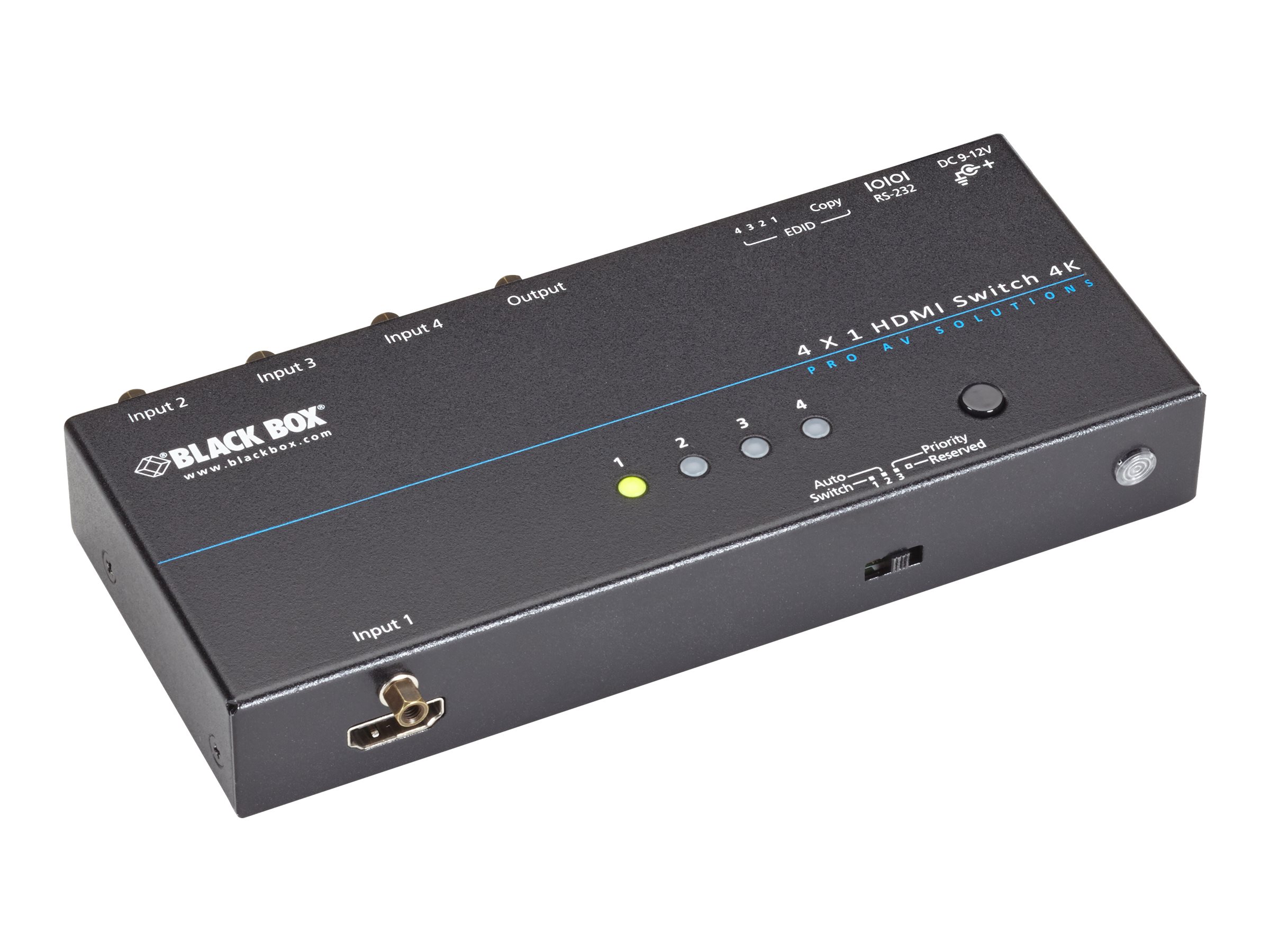 Black Box 4K HDMI Switch 4 x 1
