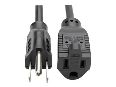 Tripp Lite 10ft Power Cord Extension Cable 5-15P to 5-15R 10A 18AWG 10'