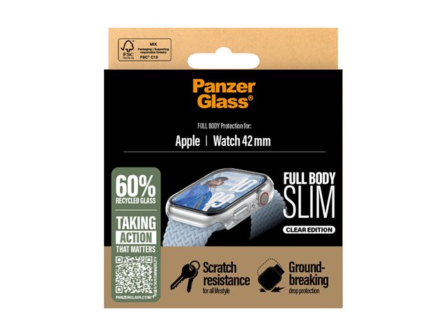 PanzerGlass Apple Watch 11/10 42mm čirý kryt – foto 5