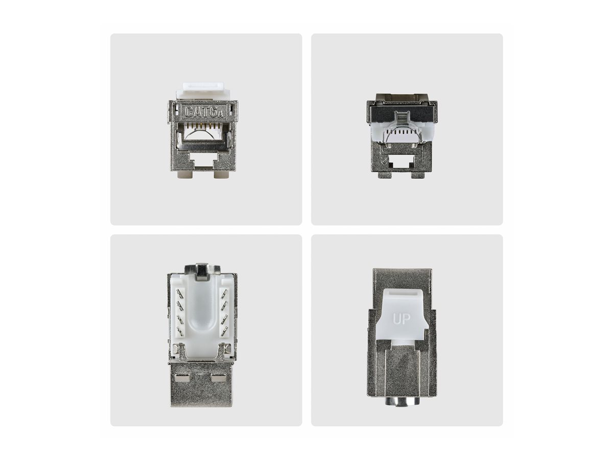 Startech konektor keystone - shielded, 90°, toolless - kompatibilní s TAA – foto 3