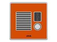 Axis I7010-VE IP intercom station wired 10/100/1000 Ethernet orange, RAL 2004 