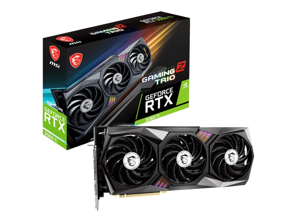 MSI GeForce RTX 3060 Ti GAMING Z TRIO 8G LHR | Overview, Specs