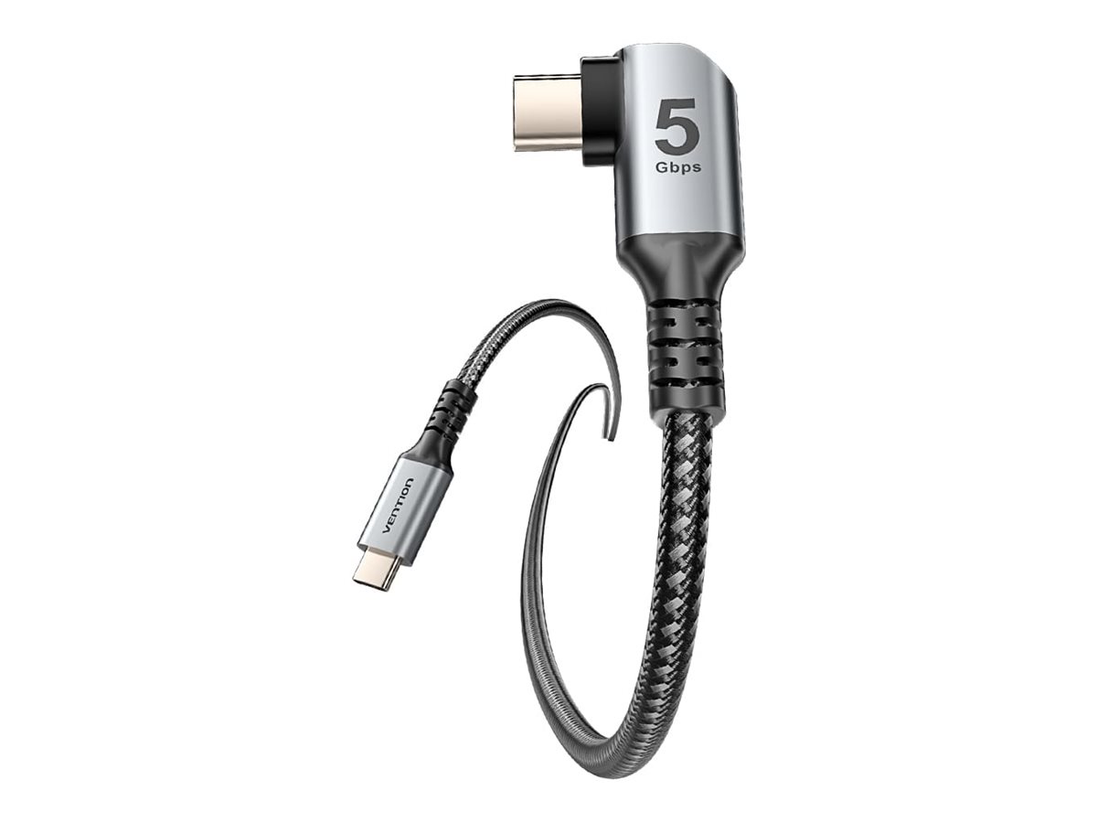 Vention TAZ USB-C cable 24 pin USB-C to 24 pin USB-C 3 Product shot Front 79800
