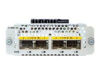 Cisco Network Interface Module - Module d'extension - 1000Base-X x 4 - pour P/N: C8300-1N1S-6T-V, C8300-2N2S-4T2X, C8300-2N2S-6T, C8300-2N2S-6T-V, C8300-UCPE-1N20