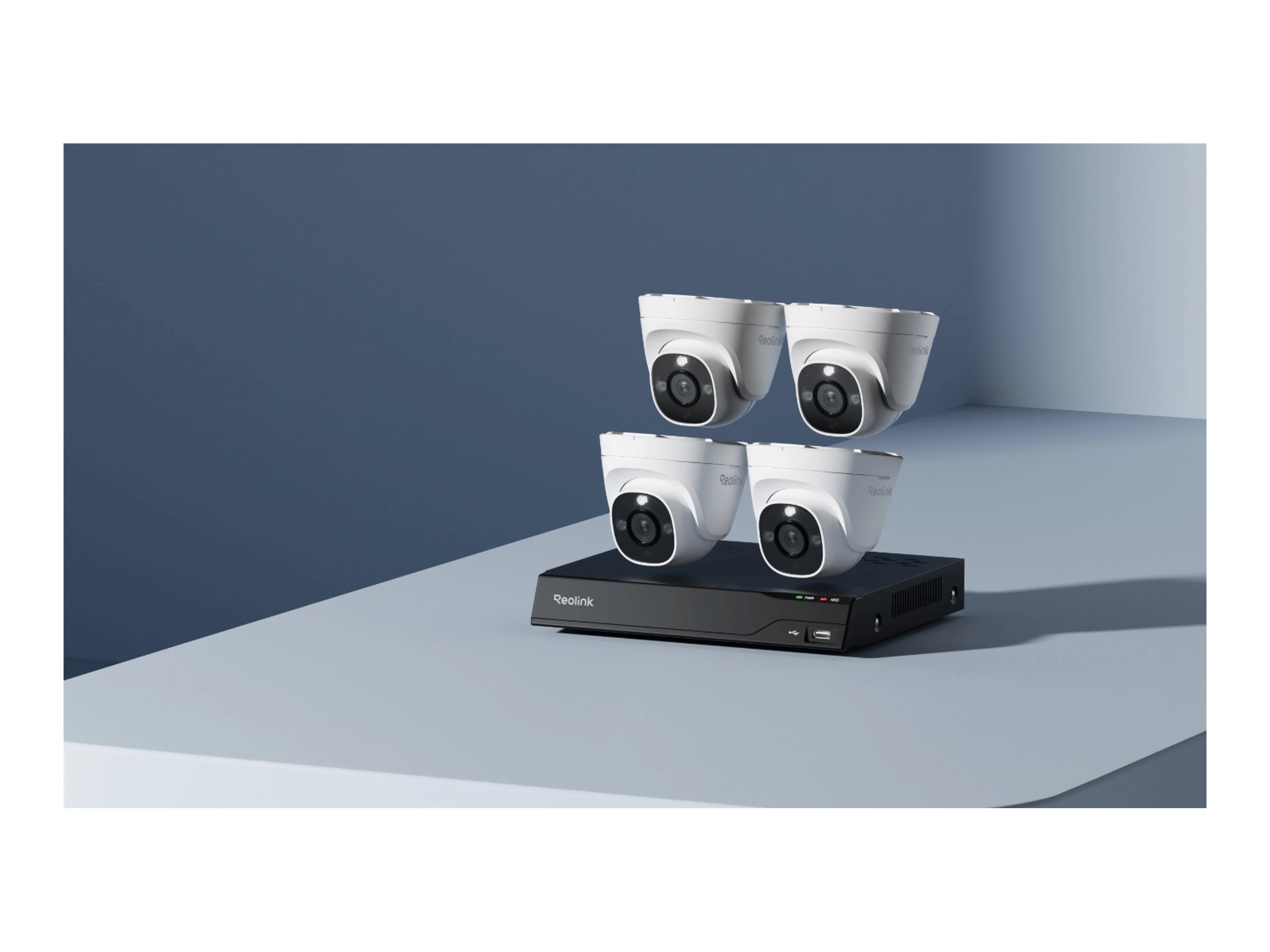 Reolink NVR + camera(s) wired (Ethernet 10Base-T/100Base-T) PoE AC Usage / lifestyle Right-angle 72800