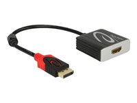 DeLOCK Videointerfaceomformer DisplayPort / HDMI 20cm Sort Grå