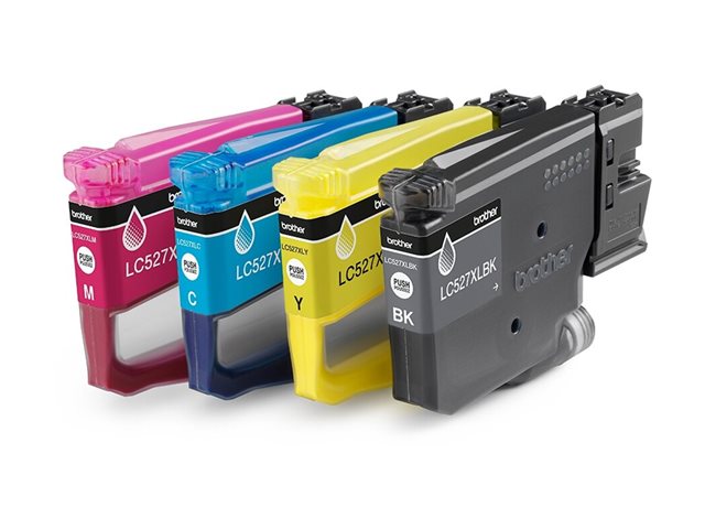 Brother LC527XL Value Pack - pack de 4 -  rendement lev - noir, jaune, cyan, magenta - original - cartouche d\'encre