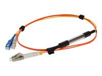 AddOn - Câble de conditionnement multimode - LC/UPC multimode (M) pour SC/UPC multimode, mode unique SC/UPC (M) - 10 m 