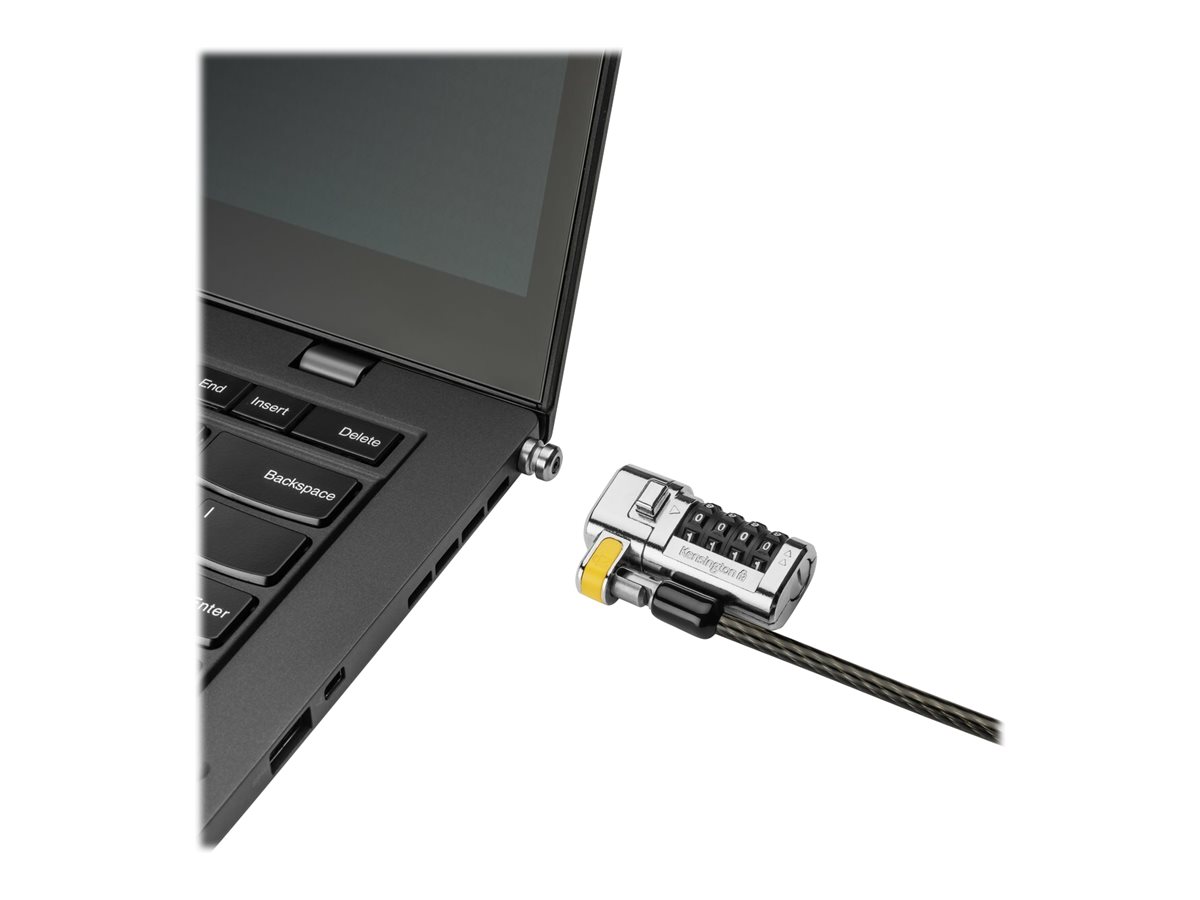Kensington ClickSafe Universal Combination Laptop Lock - Master Coded - bezpečnostní kabelový zámek – foto 7