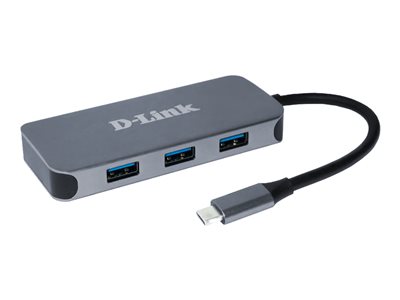 D-Link DUB-2335 6-in-1 USB-C Hub mit HDMI/USB-PD/GBE retail - DUB-2335