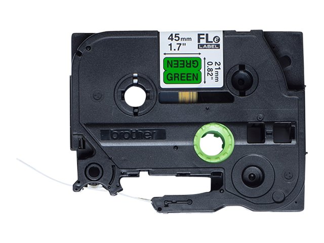 BROTHER FLe-7511 Bk On White Flag Tape
