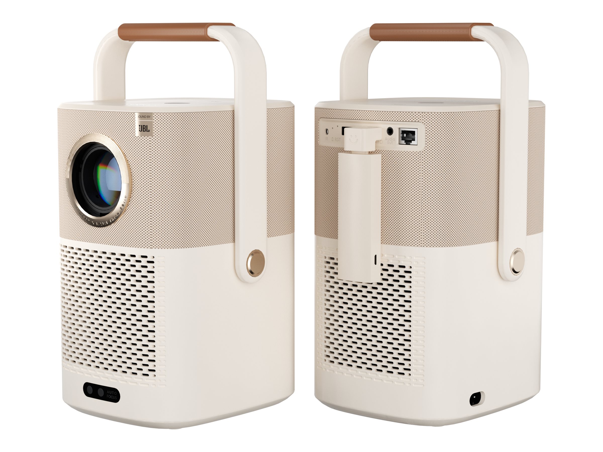 【中古品】　Yaber Projector T2 Yaber T2 Outdoor Projector - Immersive Audio and Portable Power