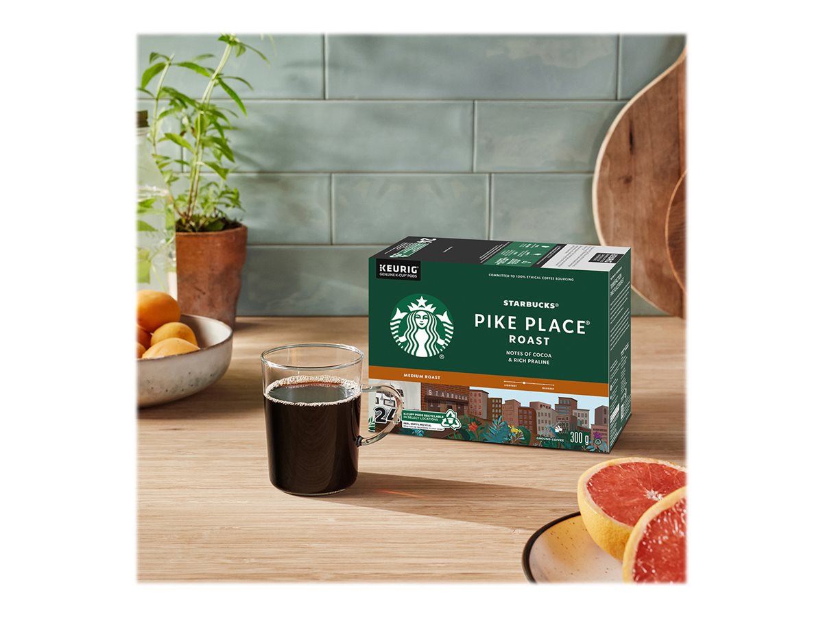 Starbucks K-Cup Coffee Pods - Decaf Pike Place Roast - 24's