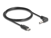 DeLOCK 24 pin USB-C (male) - Strøm DC jackstik 3,5 mm (ID: 1,35 mm) (male) Sort 1.5m Strømkabel