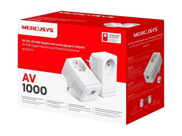 Mercusys MP500P KIT V1 - sada napájecího adaptéru - zapojitelný do zdi – foto 4
