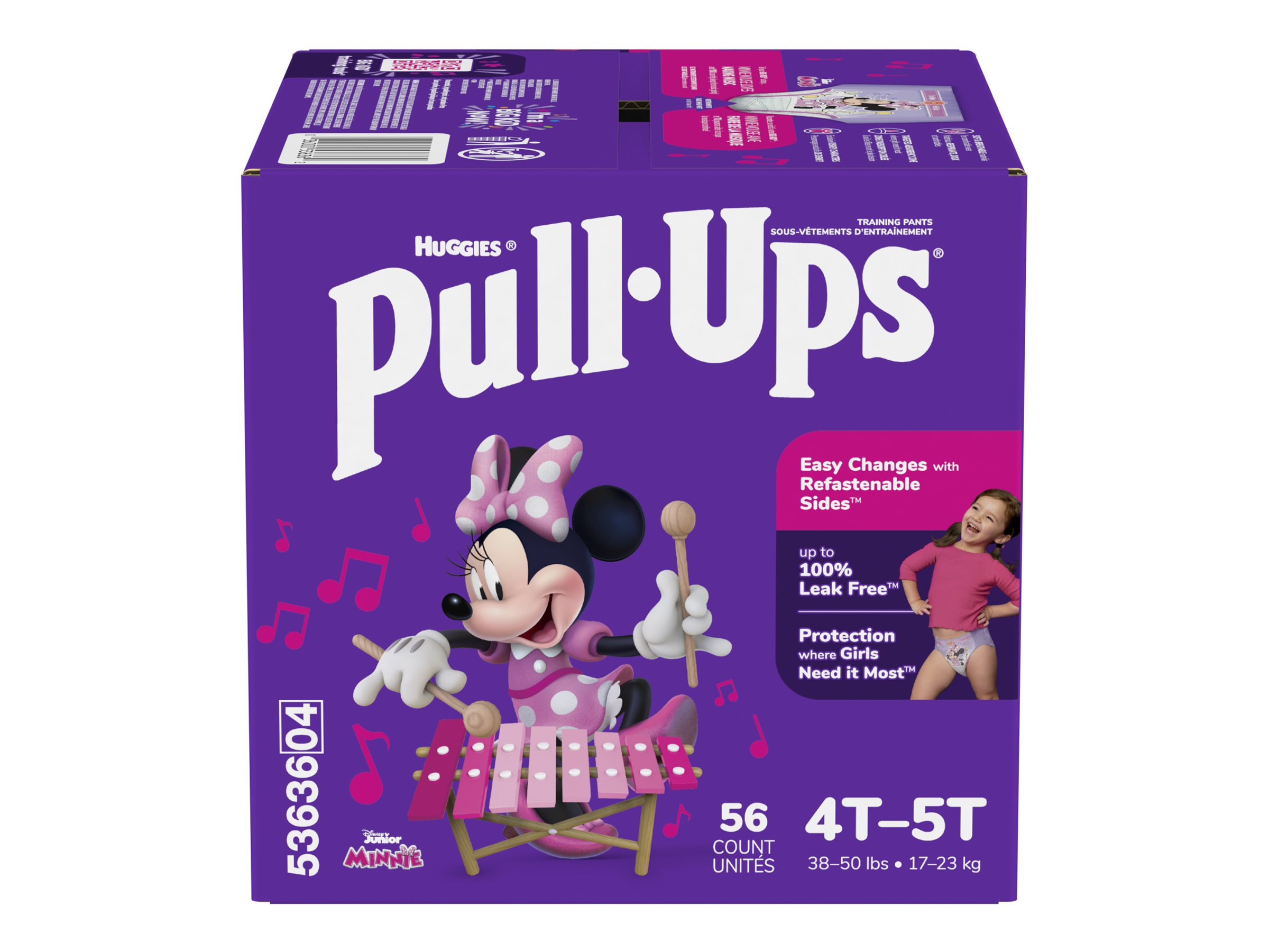 HUGGIES PULL-UPS GIRLS' training pants, 5t-6t, Minnie Mouse, 24