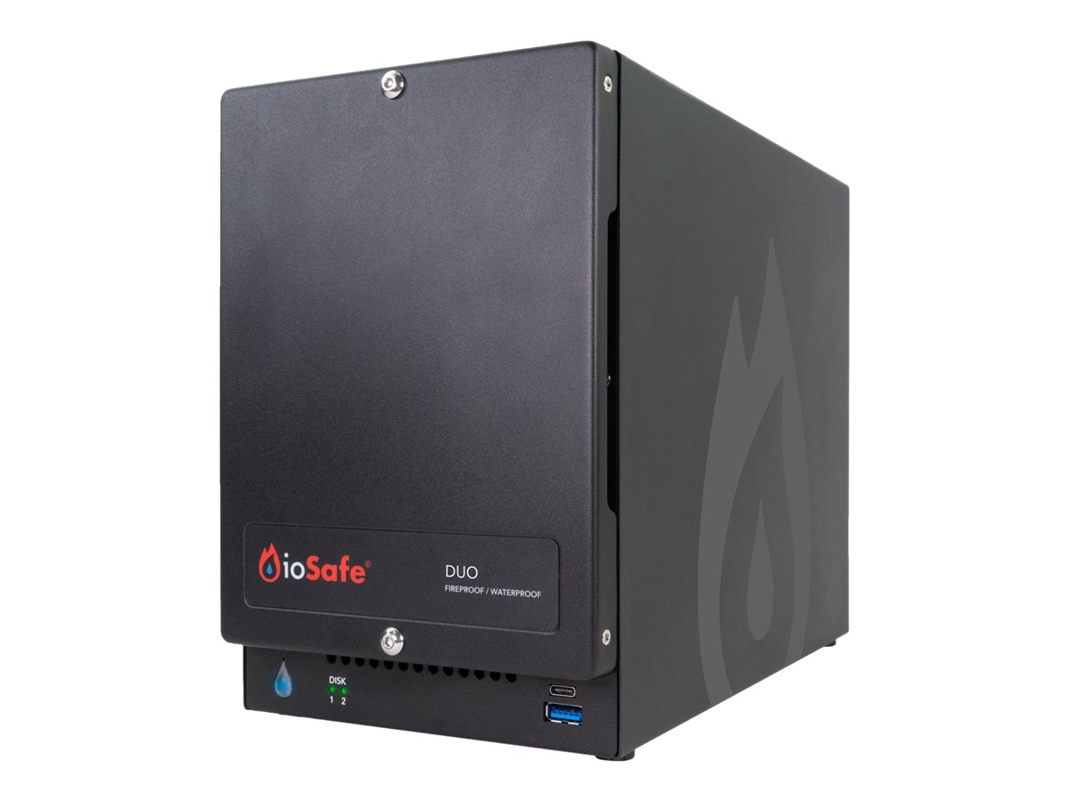 DUO 0TB RAID 1 USB 3.2FIREPROOF/WATERPROOF 2YR DRS
