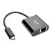 Eaton Tripp Lite Series USB C to Gigabit Ethernet Adapter USB Type C to Gbe PD Charging