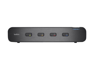 F1DN104E-3EA - Belkin Advanced Secure Dual-Head DVI-I KVM Switch - KVM ...