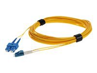 AddOn 9m LC to USC OS1 Yellow Patch Cable