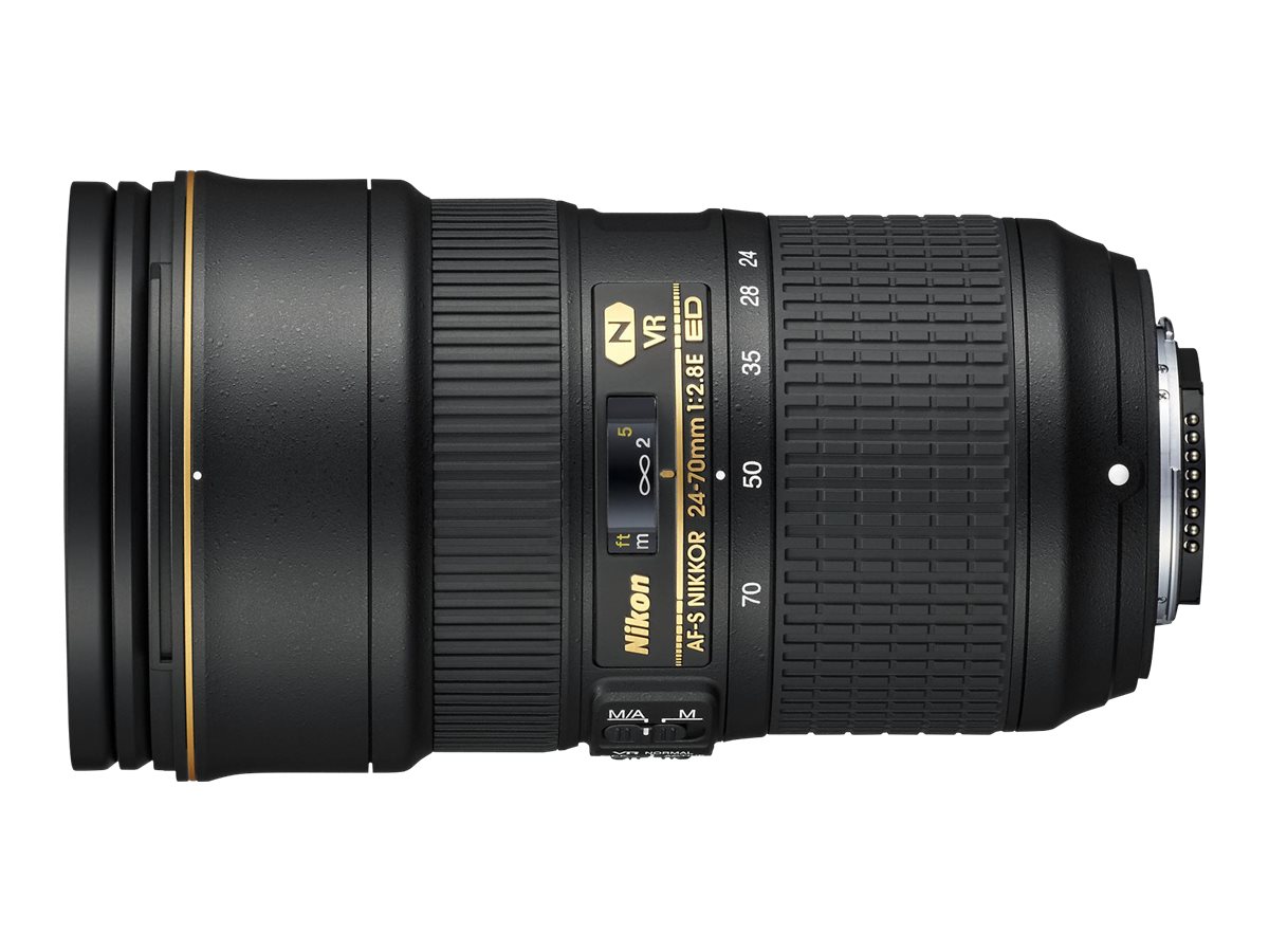 Nikon AF-S - FX 24-70mm F2.8E VR Lens - Black - 20052