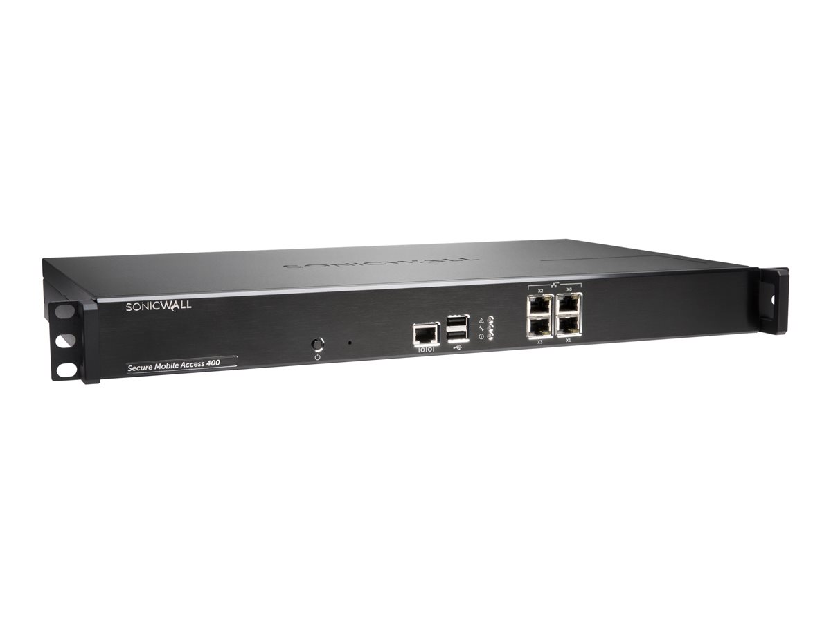 SonicWall Secure Mobile Access 410 - bezpečnostní zařízení - s 3 roky podpora 24x7 – foto 3