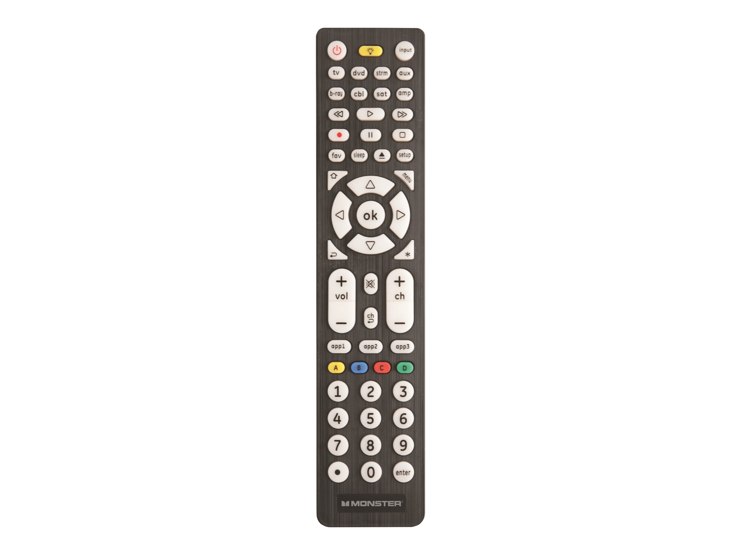 Monster 8-in-1 Universal Remote Control - MHX11008CAN
