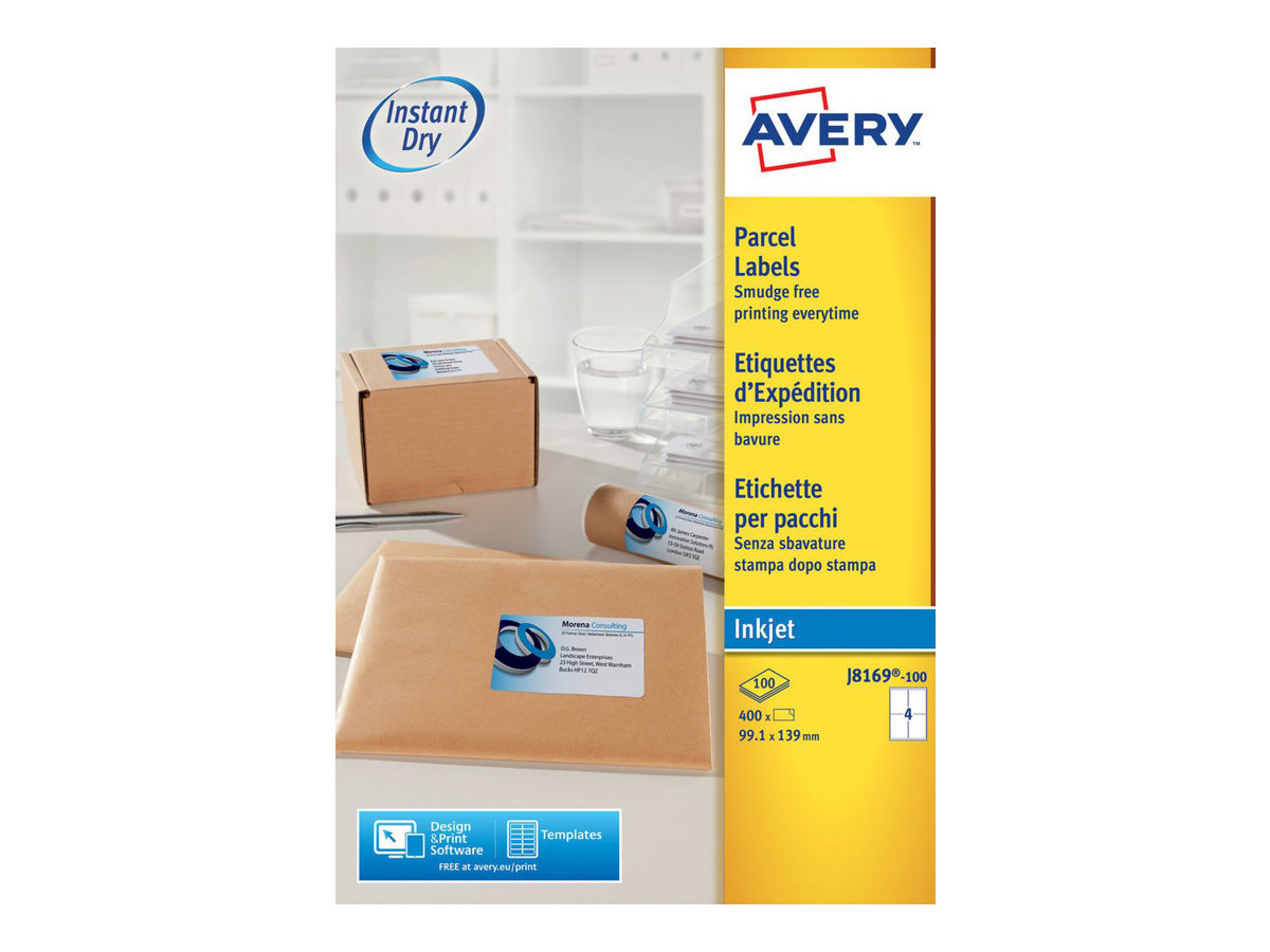 Avery Inkjet - address labels - 400 label(s) - 139 x 99.1 mm