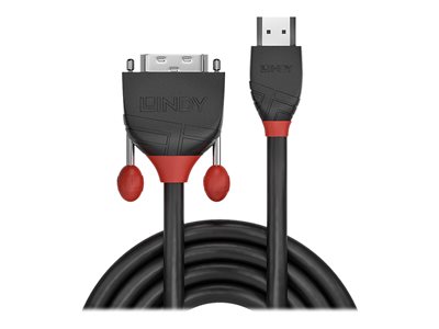 LINDY 3m HDMI/DVI-D Kabel Black Line - 36273