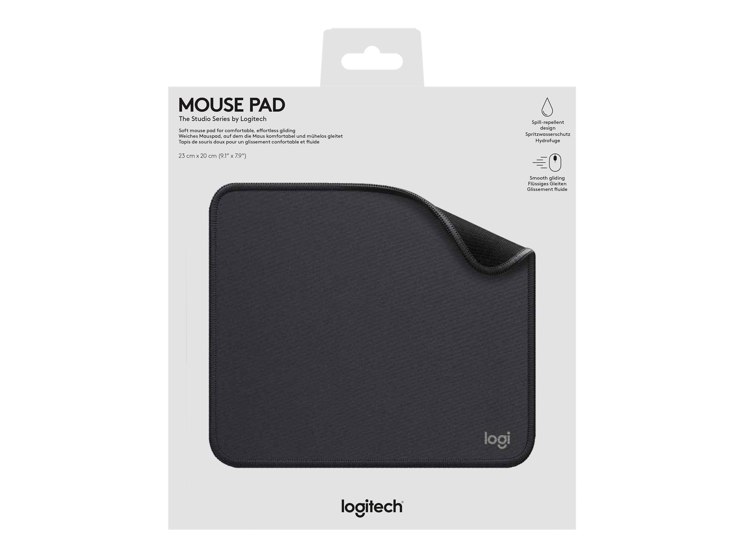 Logitech Mouse Pad Studio Series (Graphite) Tapis de souris Logitec