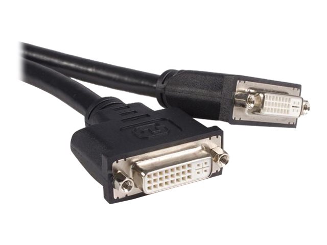 Image of StarTech.com DMS 59 to Dual DVI I - 8in - DMS 59 to 2x DVI - Y Cable - DVI Splitter Cable - Monitor Splitter Cable - DMS 59 Cable (DMSDVIDVI1) - DVI cable - 20 cm