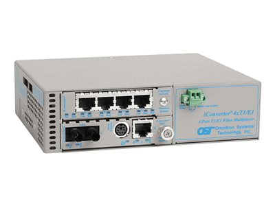 Omnitron iConverter 4xT1/E1 MUX/M