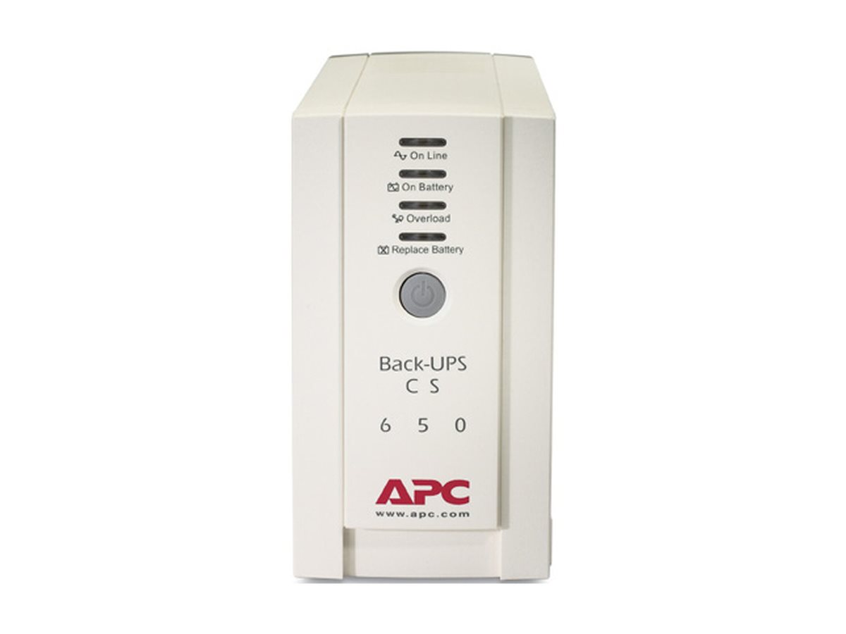 APC Back-UPS CS 650 UPS 650 Product shot Front 79800