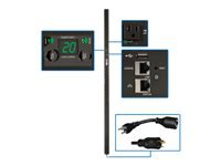 Tripp Lite 1.9kW Single-Phase Switched PDU, LX Platform, Outlet Monitoring, 120V Outlets (24 NEMA 5-15/20R), L5-20P Plug, 0U, TAA