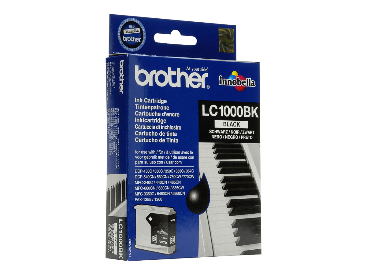 Brother Lc1000bk Black Original Ink Cartridge