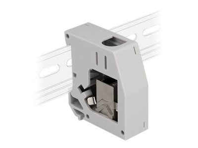 DELOCK Hutschienenadaptermit Keystonemodul RJ45 - 86959