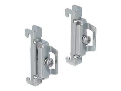 DELOCK Hutschienen Endhalter Edelstahl 4 Stück