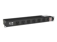 Eaton Tripp Lite Series Power Strip Rackmount Metal 120V 5-15R Right Angle 12 Outlet 1U