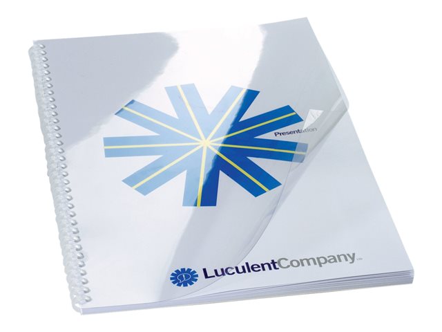 GBC HiClear - 50 pcs. - PVC binding cover