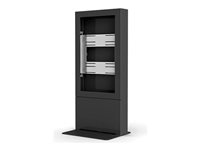Chief Freestanding Single Sided Base Accessory - For Kiosks - Black mounting component - for kiosk - black