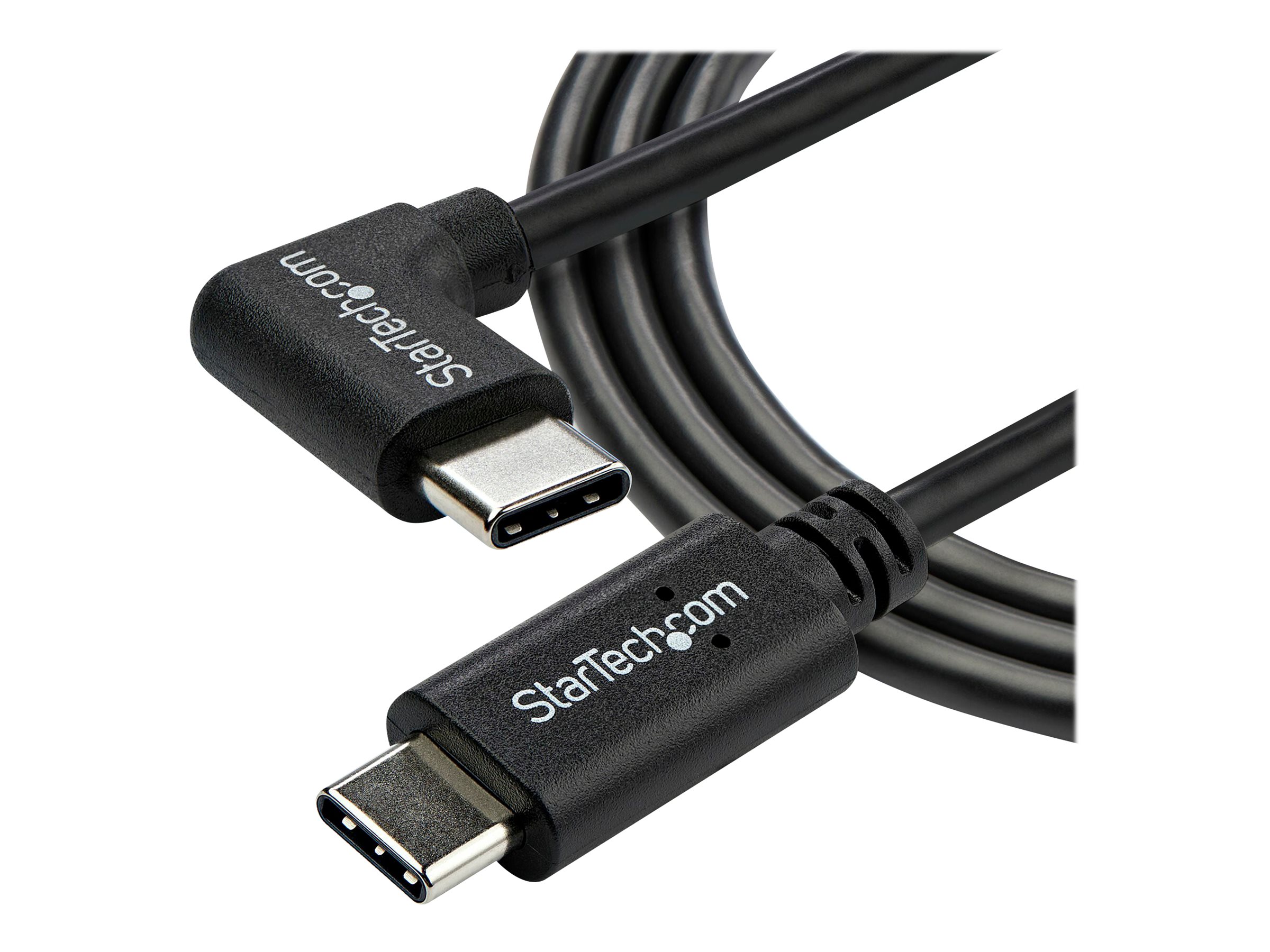 Startechcom Right Angle Usb C Cable 1m 3 Ft Reversible M M Usb Type C Cable Usb C Charge Cable Usb C To Usb C Cable Usb2cc1mr Usb C Cable Usb C To Usb C 1 M
