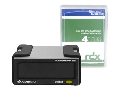 Tandberg RDX Quikstor External drive kit  4  TB USB+