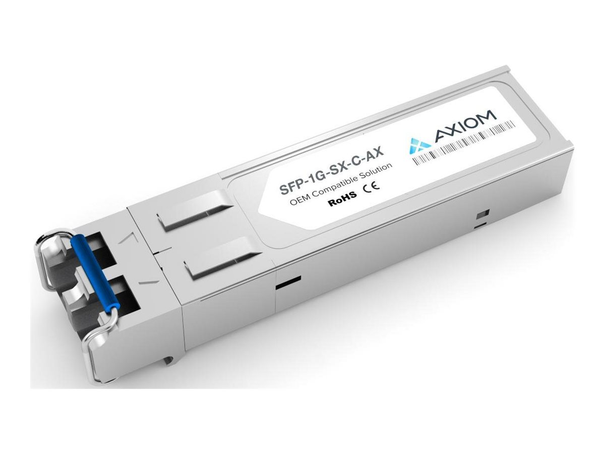 Axiom - SFP (mini-GBIC) transceiver module (equivalent to: Juniper SFP-1G-SX-C)
