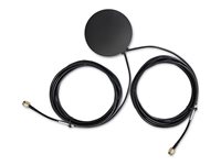 Qoltec Antena GPS + 4G, GLONASS dookólna 28dBi 50W 2 x SMA meski Zewnetrzna